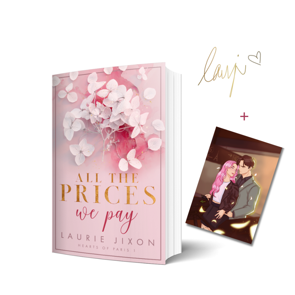Bild vom Buch All the Prices We Pay + Charakterkarte und Sinatur