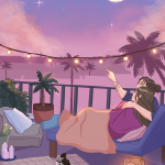 Illustration Juna & Jayden (Love in Every Word) von Laurie Jixon
